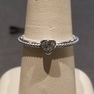 Pandora One Love Ring Clear CZ